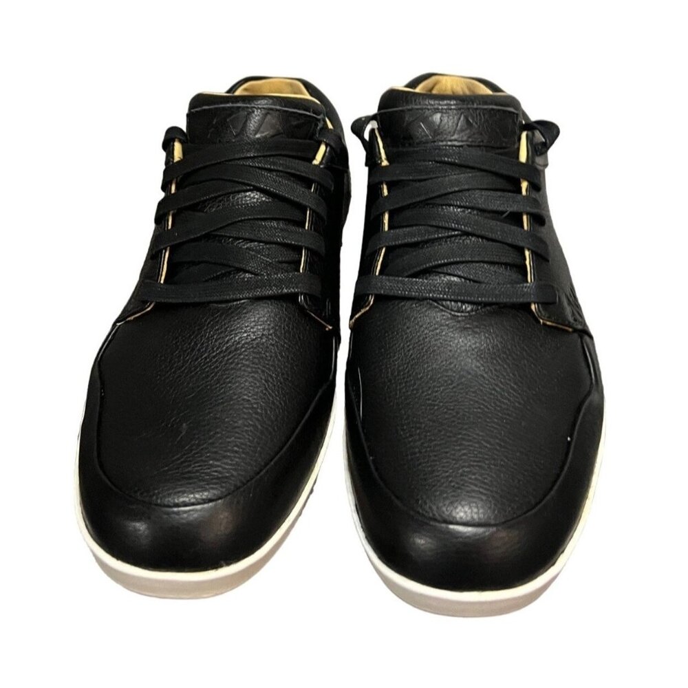 K1X Mens Black Leather Sneakers Size 8 US / 7 UK / 41 EU